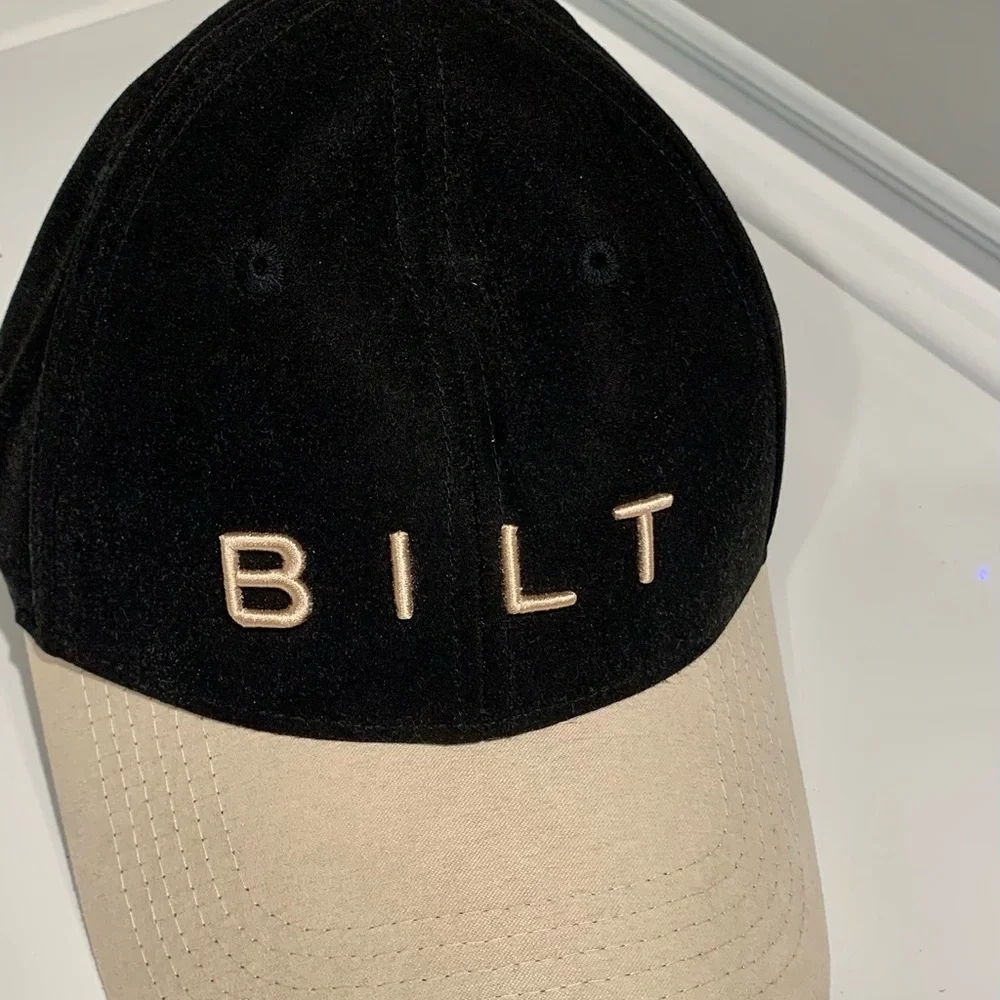 EUC BILT Black/Tan Hat Strap+Buckle